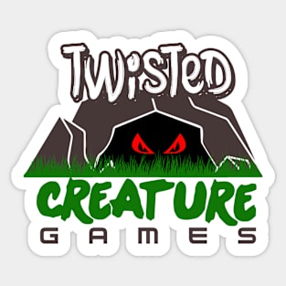 Twisted Creature Games logo Sticker